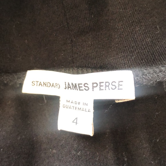 EUC James Perse size 4 cowl neck lightweight turtleneck - Picture 2 of 4